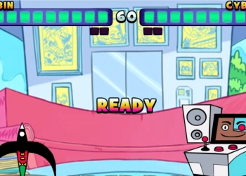 Teen Titans Go. Jump Fighting խաղի սքրինշոթ