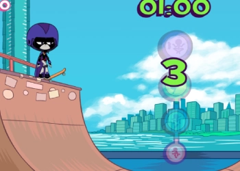 Teen Titans Go: Rock-N-Raven екранна снимка на играта