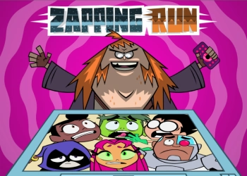 Teen Titans Go: Zapping Run captură de ecran a jocului