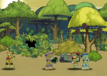Wojownicze Żółwie Ninja: Podmuch W Przeszłość zrzut ekranu gry
