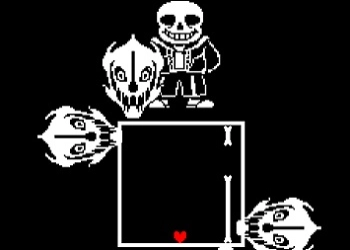 Undertale Sans Patron Savaşı oyun ekran görüntüsü