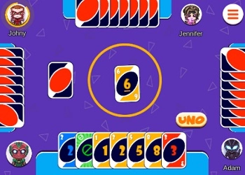 Uno Multiplayer skærmbillede af spillet