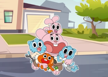 World Of Gumball Coloring თამაში თამაშის სკრინშოტი